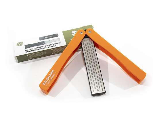 Складная алмазная точилка для ножей оранж. фото 1