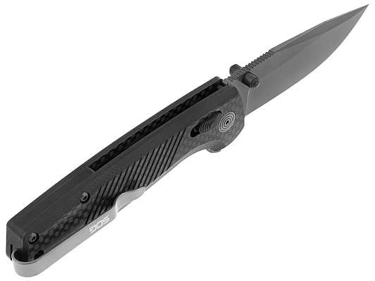 SG_TM1032 Terminus XR LTE Graphite- складной нож, рук-ть  карбон, клинок S35VN, нитрид титан фото 4