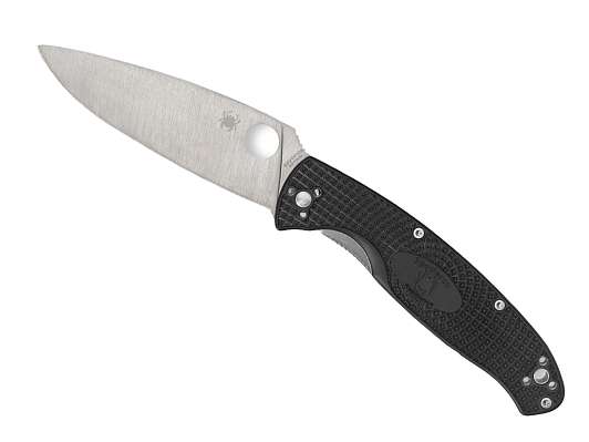 Нож Spyderco RESILIENCE 8Cr13MoV Плейн Черный C142PBK фото 1