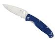 Нож Spyderco RESILIENCE CPM S35VN Комби Синий C142PSBL фото 1