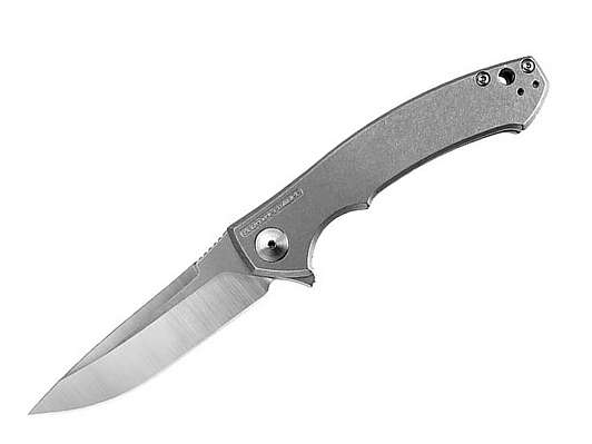 K0450 - нож складной, рукоять титан, сталь S35VN покрытие Satin фото 1
