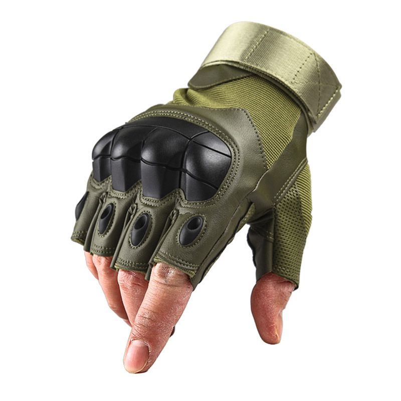Тактические перчатки без пальцев