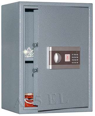 Шкаф металлический  усиленный сейфового типа AS5EL цвет серый фото 1