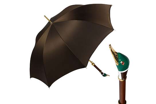 Зонт-трость Pasotti Oxford Marrone Drake Lux фото 1