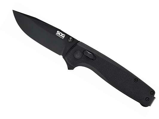 SG_TM1027BX Terminus G10 Black- нож складной, рук-ть черн. G10, черн. клинок D2 фото 1