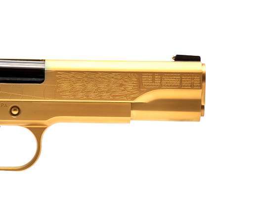 Спортивный пистолет Cabot Guns Government 1911 .45 ACP American Joe - Collector's Grade Full Size, Special Gold фото 10