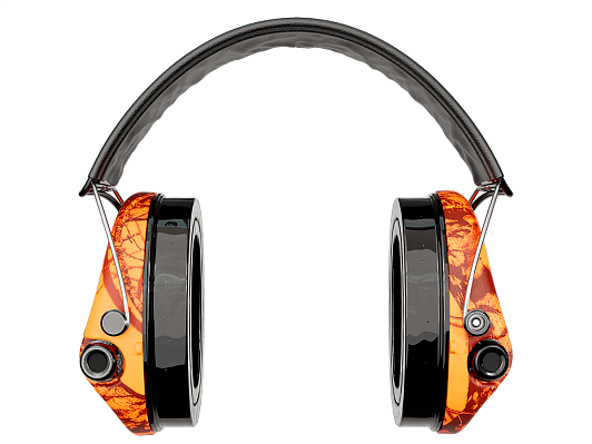 Наушники активные MSA Sordin Supreme Pro-X with LED Blazer (оранжевые/черная кожа) 75302-X-09 фото 1