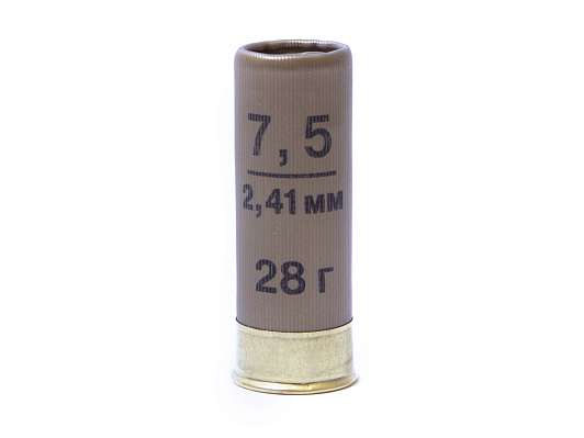 Охотничий патрон 12 СКМ дробь 7.5 28 гр Компак Спортинг (25) фото 2