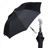 Зонт складной Pasotti Auto Owl Silver Niagara Black