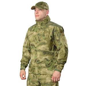 Куртка 5.45 Design ветро-влагозащитные Посейдон (HardShell) (A-TACS FG, 52.3 (164-170)