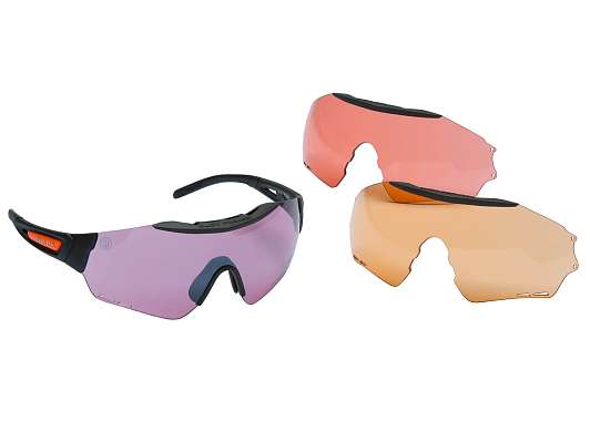 Стрелковые очки Beretta OC021/A2354/0MXK с 3- мя линзами фото 1