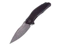 K0357BW - нож складной, рук-ть G10, клинок CPM 20CV, blackwash									