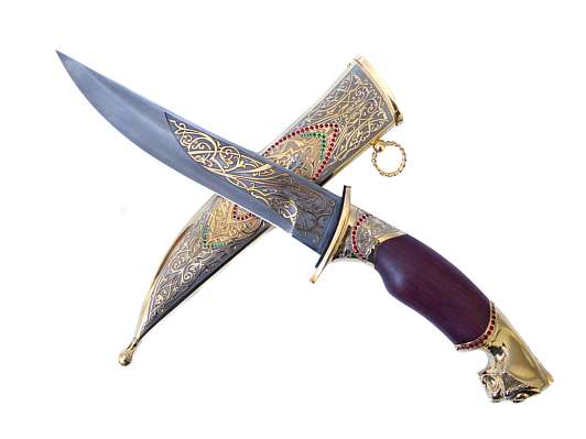 АО Нож "Властелин" украшенный коллекционный в уп-ке фото 3