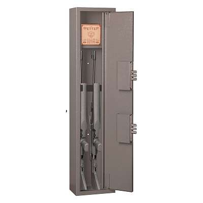 Шкаф металлический оружейный Охотник-3 цвет серый  фото 1