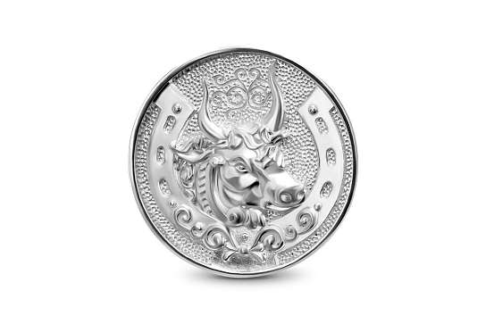 Монета «Бык» 925 Русские самоцветы 82449 (2300012153052) фото 1