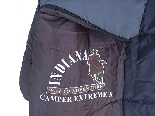 Спальный мешок CAMPER EXTREME L-zip от -27С  (одеяло с подголов 195+35х90 см) фото 3