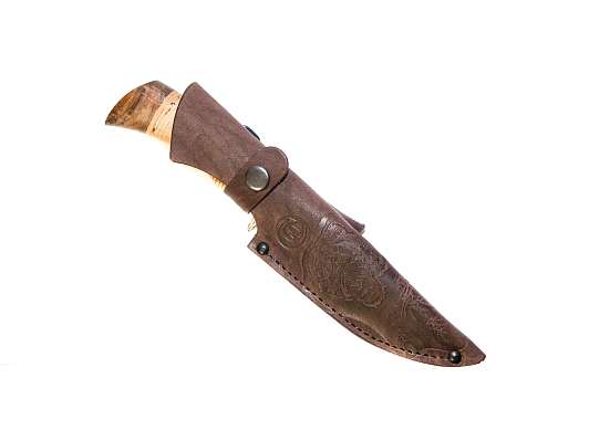 Нож Лазутчик, ст.65х13, береста, литье (679) фото 2