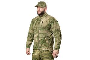 Куртка 5.45 Design флисовая Хамелеон (A-TACS AU/FG, L)