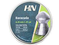 Пули для пневматики HN Baracuba кал. 6,35mm 2.0.г
