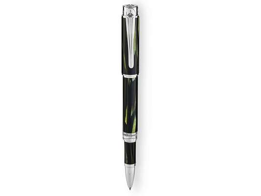 "Хэмингуэй" ручка чернильная зеленая серебро фото 2