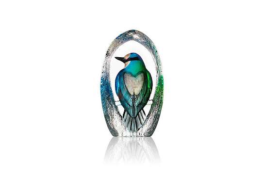 Скульптура "Colorina птица" цв. голубой 105/175 мм 34312 фото 1