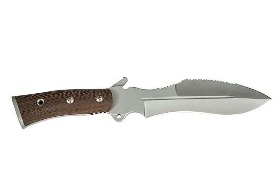 Нож Град, ст. 65х13, рукоять ценных пород дерева (3670) фото 1